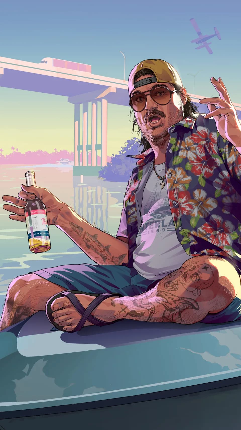 Official Rockstar Games GTA VI artwork used for the Bayou Ghost archetype