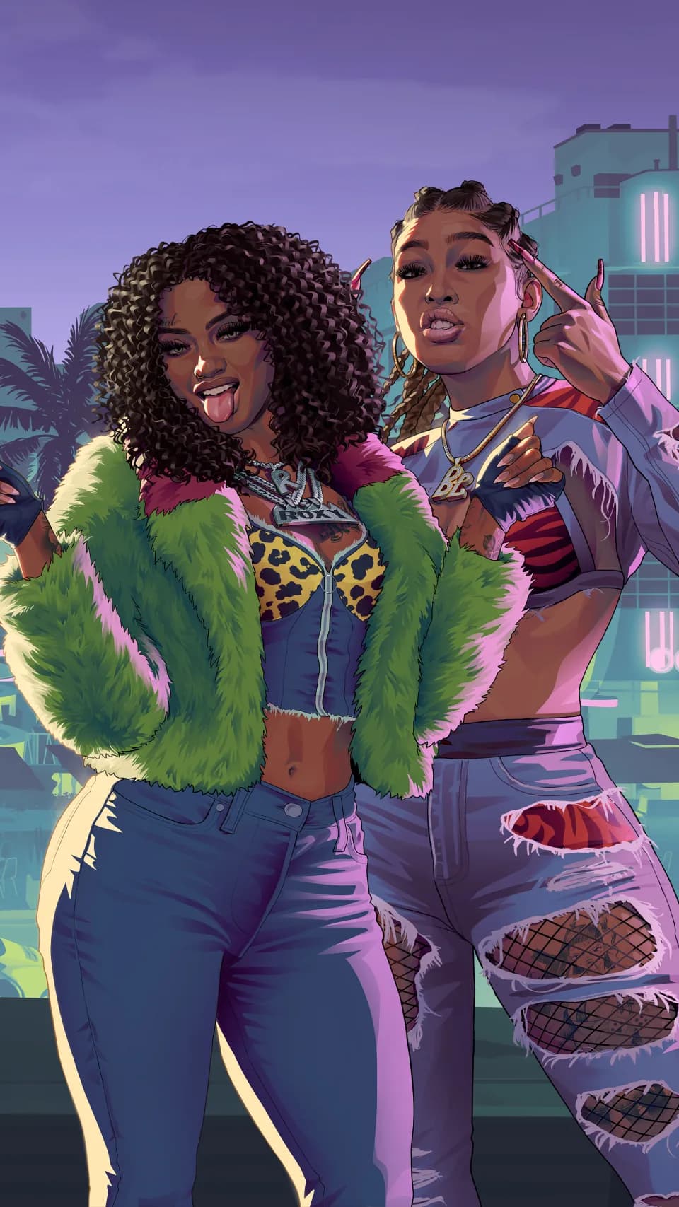 Official Rockstar Games GTA VI artwork used for the Vice Socialite archetype